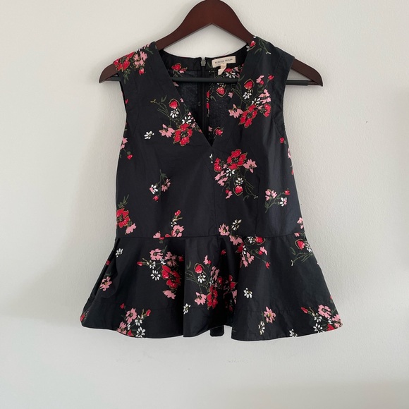 Rebecca Taylor Floral Peplum Top | 4 - Picture 1 of 6